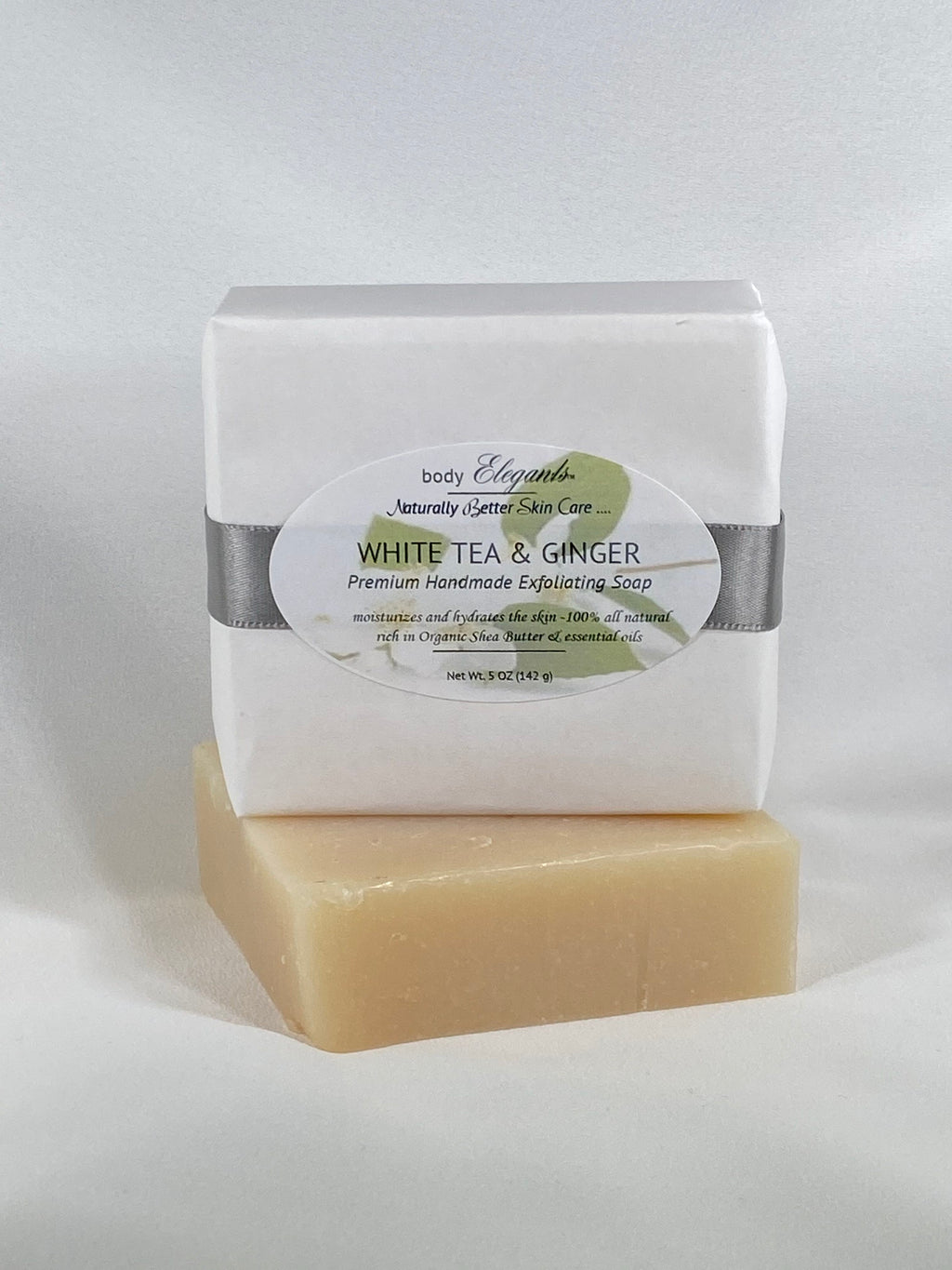 White Tea & Ginger Premium Handmade Bar Soap, 5 oz