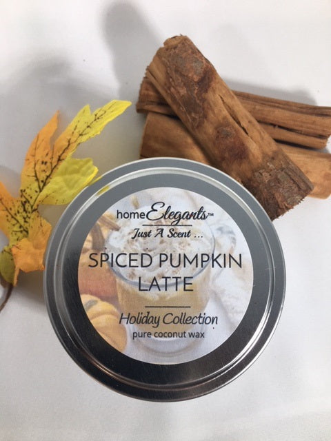 Spiced Pumpkin Latte Limited Edition Holiday Tin Candle